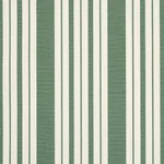 MARKIE STRIPE fabric EMERALD color by Schumacher