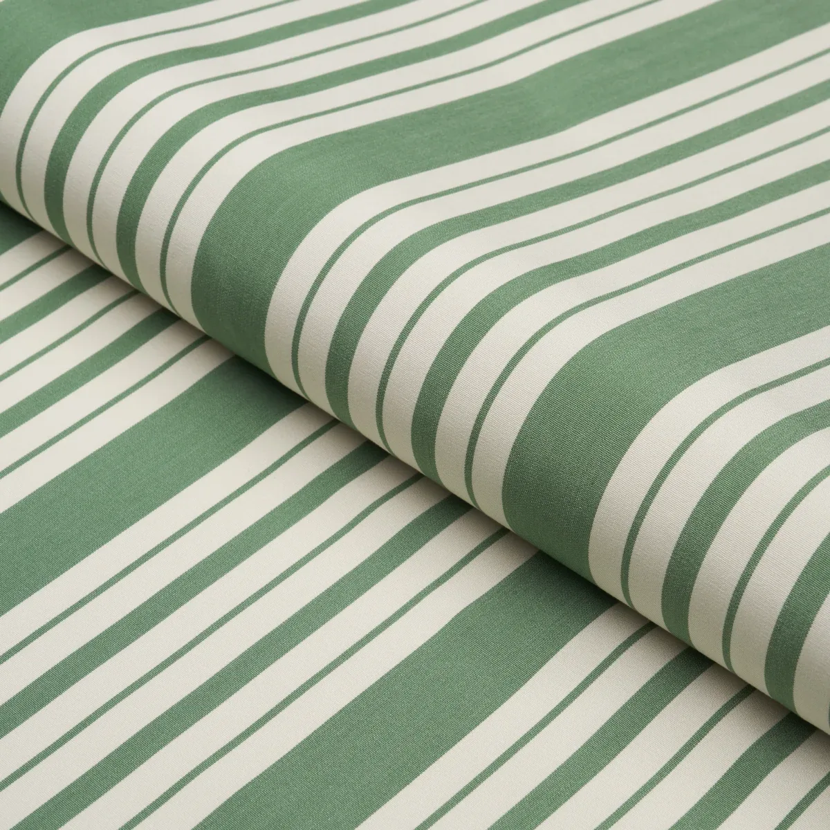 MARKIE STRIPE fabric EMERALD color by Schumacher