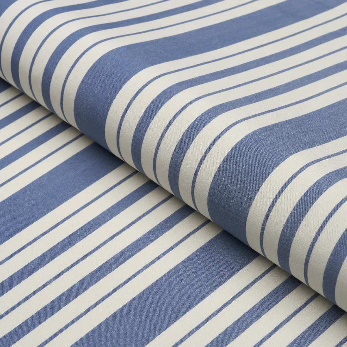 MARKIE STRIPE Fabric – INDIGO | Schumacher | Wallpaper Twins MARKIE STRIPE fabric INDIGO color by Schumacher