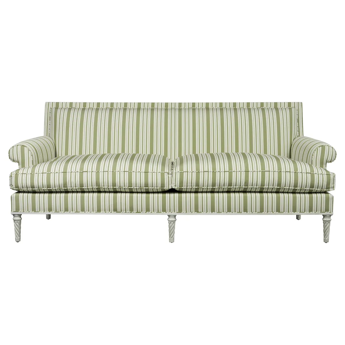 MARKIE STRIPE Fabric – LEAF GREEN | Schumacher | Wallpaper T MARKIE STRIPE fabric LEAF GREEN color by Schumacher