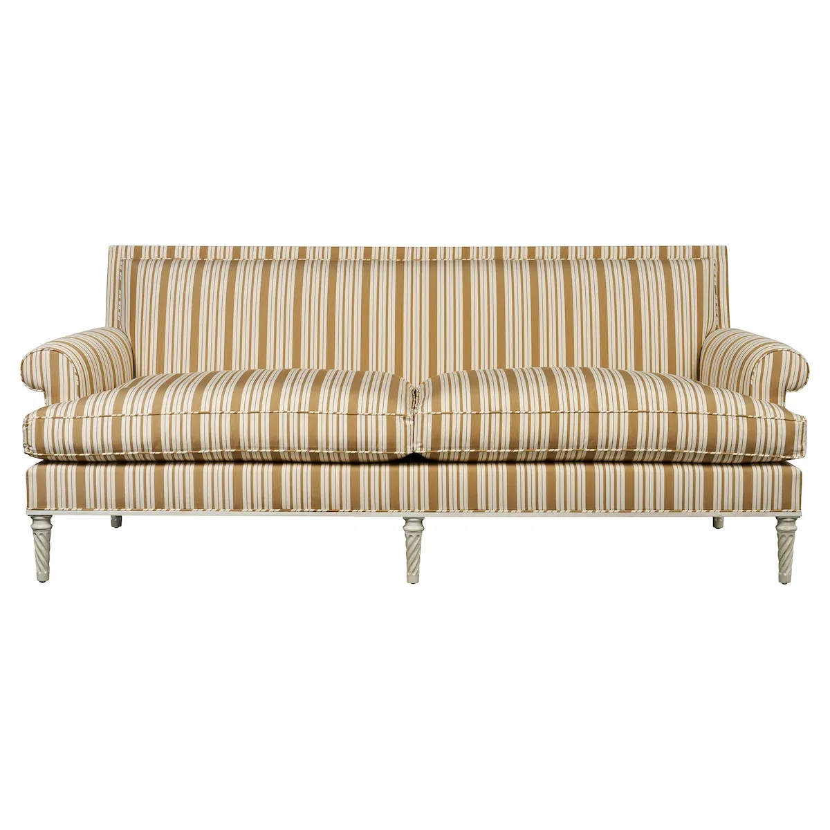 MARKIE STRIPE fabric NEUTRAL color by Schumacher