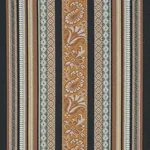 MARKOVA STRIPE fabric BLACK color by Schumacher