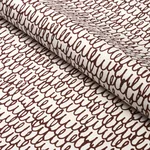 MARLOWE fabric BROWN color by Schumacher