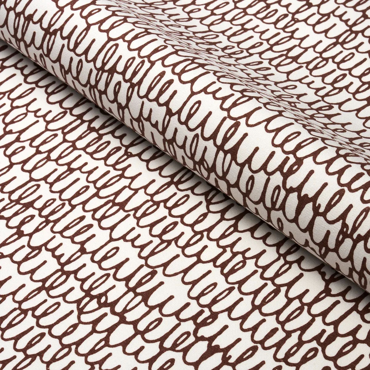 MARLOWE fabric BROWN color by Schumacher