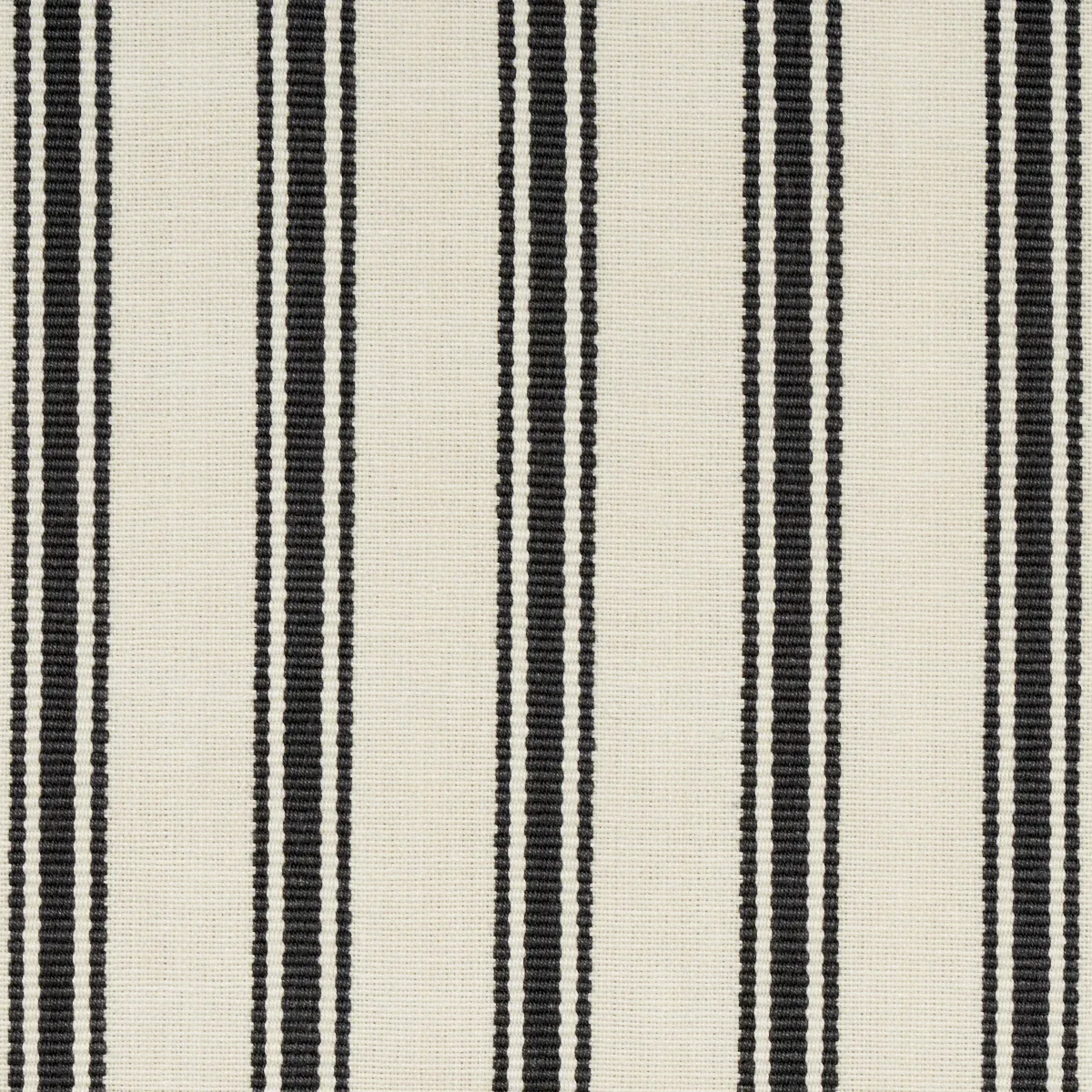 MARQUET TICKING STRIPE Fabric – CARBON | Schumacher | Wallpa MARQUET TICKING STRIPE fabric CARBON color by Schumacher