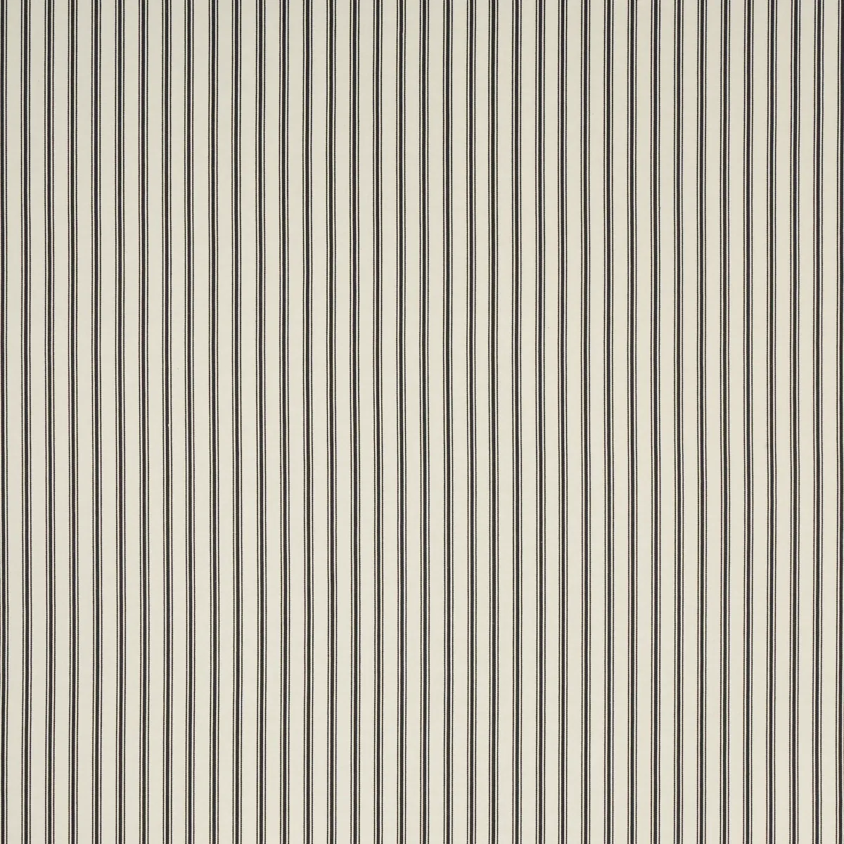 MARQUET TICKING STRIPE fabric CARBON color by Schumacher