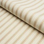MARQUET TICKING STRIPE Fabric – SAND | Schumacher | Wallpape MARQUET TICKING STRIPE fabric SAND color by Schumacher