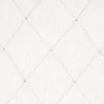 Marquise Embroidered Sheer fabric PEARL color by Schumacher