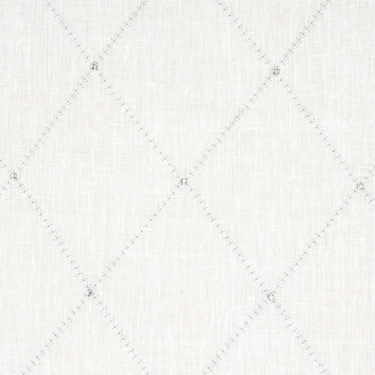 Marquise Embroidered Sheer fabric PEARL color by Schumacher