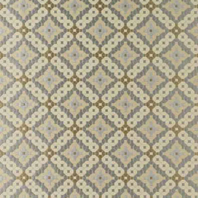 MARRAKESH fabric AQUA color by Schumacher