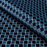 MARRAKESH VELVET Fabric – INDIGO | Schumacher | Wallpaper Tw MARRAKESH VELVET fabric INDIGO color by Schumacher