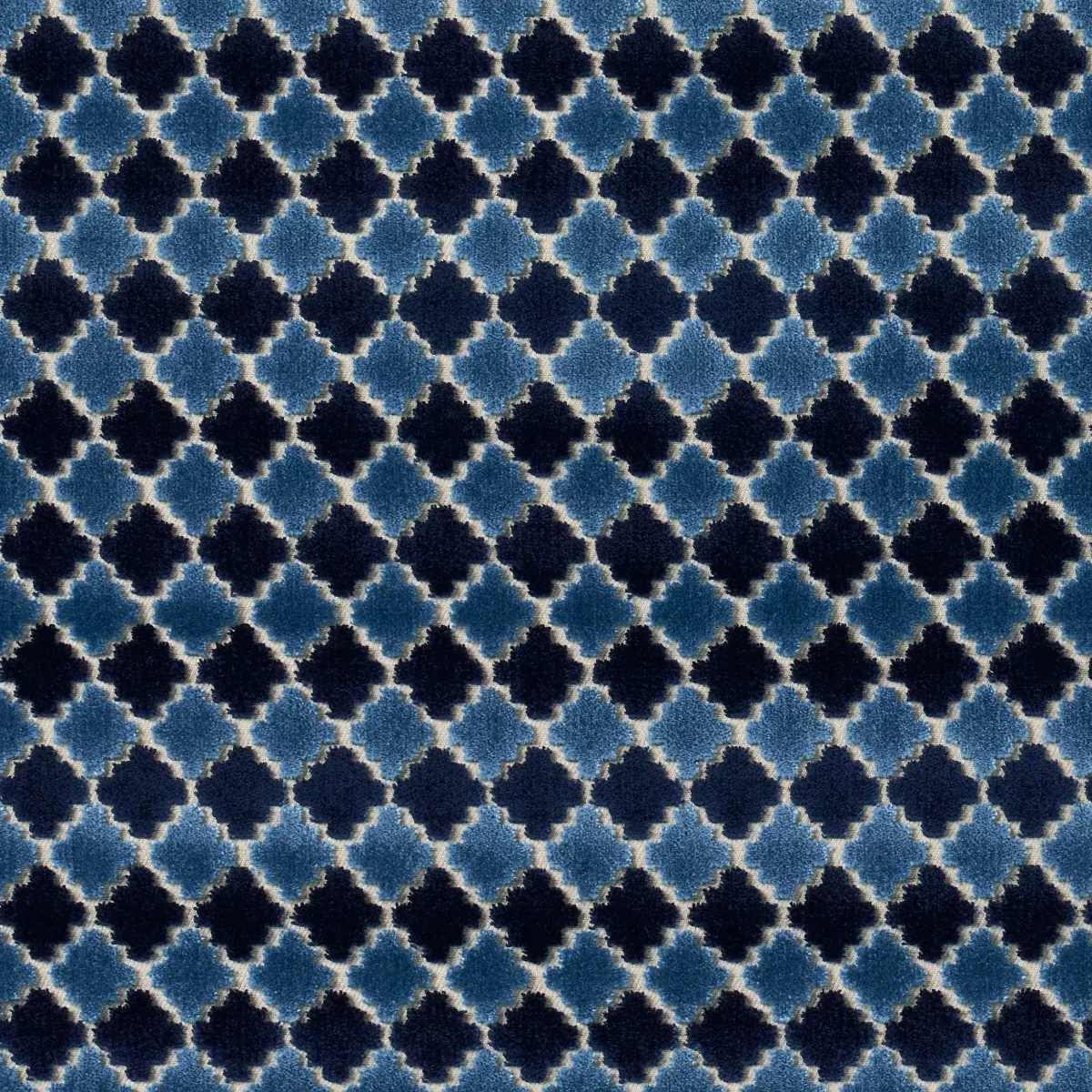MARRAKESH VELVET Fabric – INDIGO | Schumacher | Wallpaper Tw MARRAKESH VELVET fabric INDIGO color by Schumacher