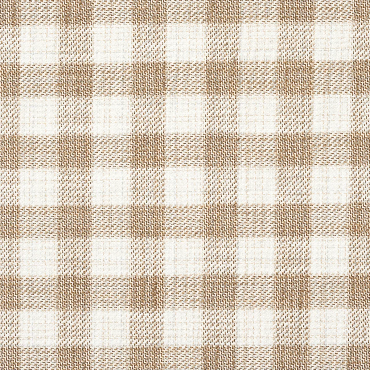 MARTINA PLAID INDOOR/OUTDOOR fabric NATURAL color by Schumacher