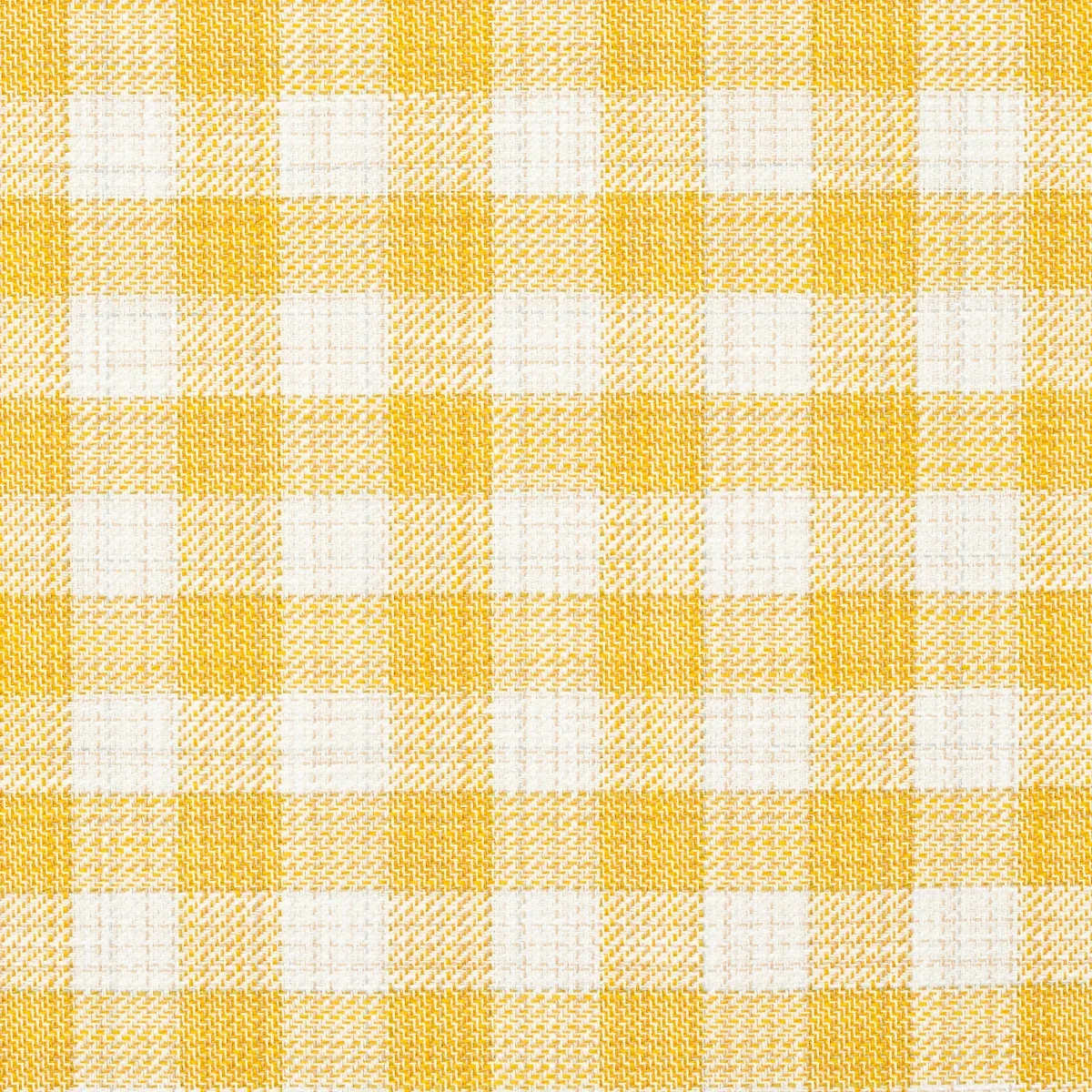MARTINA PLAID INDOOR/OUTDOOR fabric YELLOW color by Schumacher