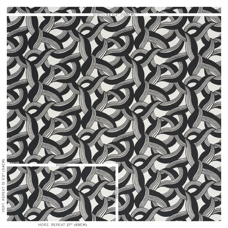 MARTINGALE fabric CARBON color by Schumacher