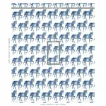 Marwari Horse Fabric – NAVY | Schumacher | Wallpaper Twins Marwari Horse fabric NAVY color by Schumacher