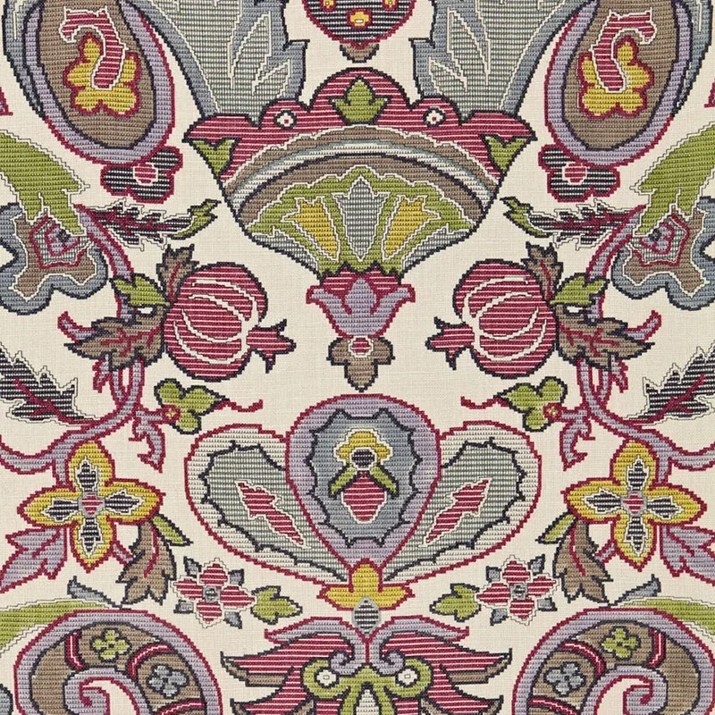MATAURA LINEN PRINT fabric TAPESTRY color by Schumacher
