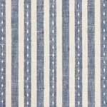MATHIS TICKING STRIPE Fabric – INDIGO | Schumacher | Wallpap MATHIS TICKING STRIPE fabric INDIGO color by Schumacher
