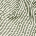 MATHIS TICKING STRIPE fabric SAGE color by Schumacher