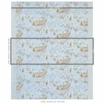 MATSUDANA Fabric – BLUE | Schumacher | Wallpaper Twins MATSUDANA fabric BLUE color by Schumacher