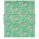 MATSUDANA Fabric – JADE | Schumacher | Wallpaper Twins MATSUDANA fabric JADE color by Schumacher