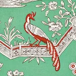 MATSUDANA Fabric – JADE | Schumacher | Wallpaper Twins MATSUDANA fabric JADE color by Schumacher