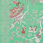 MATSUDANA Fabric – JADE | Schumacher | Wallpaper Twins MATSUDANA fabric JADE color by Schumacher