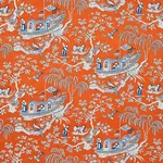 MATSUDANA Fabric – SPICE | Schumacher | Wallpaper Twins MATSUDANA fabric SPICE color by Schumacher