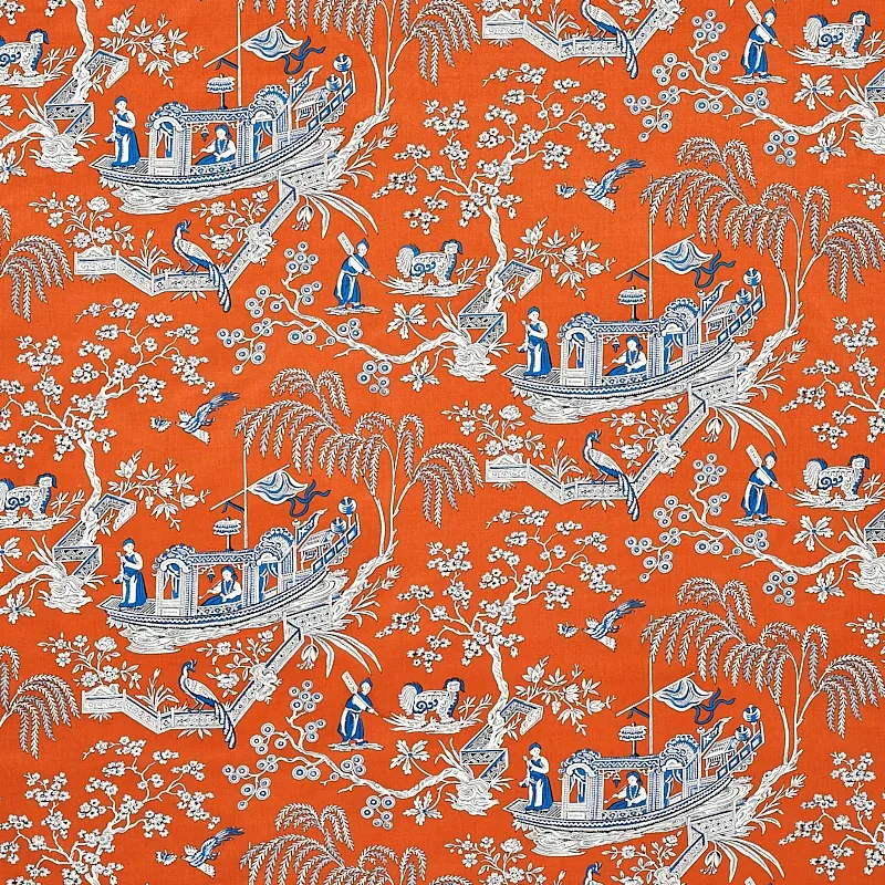 MATSUDANA fabric SPICE color by Schumacher