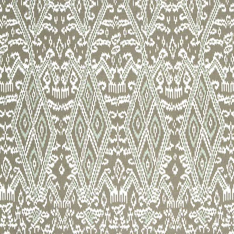 MAYA IKAT PRINT fabric GREIGE color by Schumacher