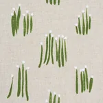 MEADOW BUTTON HAND EMBROIDERY Fabric – NEUTRAL | Schumacher MEADOW BUTTON HAND EMBROIDERY fabric NEUTRAL color by Schumacher