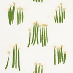 MEADOW BUTTON HAND EMBROIDERY Fabric – YELLOW | Schumacher | MEADOW BUTTON HAND EMBROIDERY fabric YELLOW color by Schumacher