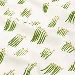 MEADOW BUTTON HAND EMBROIDERY Fabric – YELLOW | Schumacher | MEADOW BUTTON HAND EMBROIDERY fabric YELLOW color by Schumacher