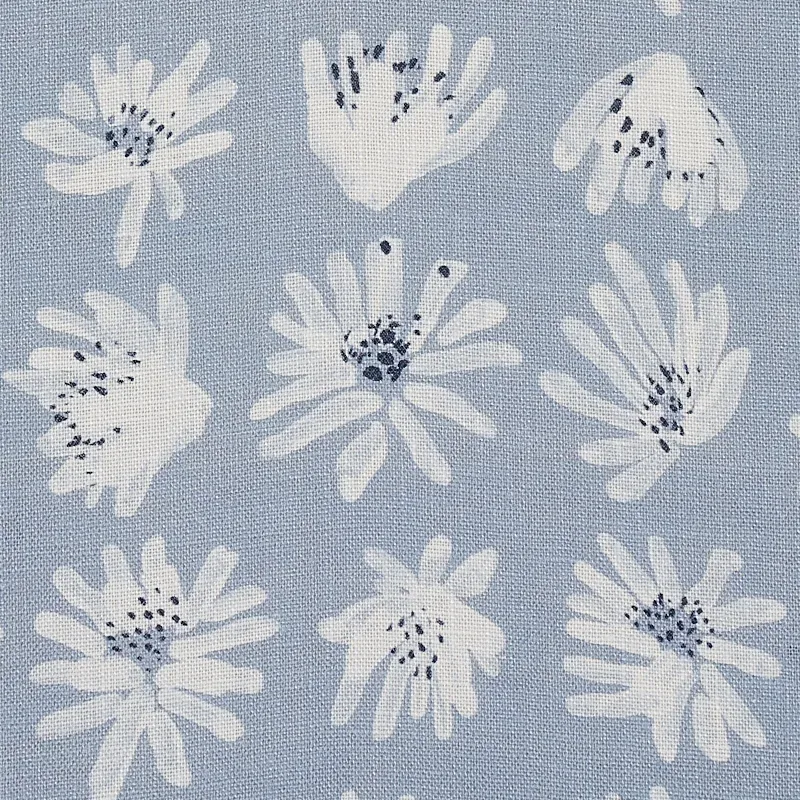 MEADOW ROCK Fabric – BLUE | Schumacher | Wallpaper Twins MEADOW ROCK fabric BLUE color by Schumacher