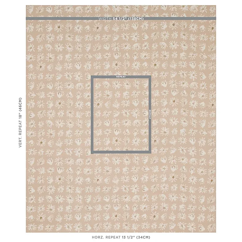 MEADOW ROCK Fabric – NATURAL | Schumacher | Wallpaper Twins MEADOW ROCK fabric NATURAL color by Schumacher