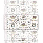 MERRIFIELD SAMPLER Fabric – DOCUMENT | Schumacher | Wallpape MERRIFIELD SAMPLER fabric DOCUMENT color by Schumacher