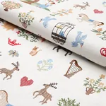 MERRIFIELD SAMPLER Fabric – DOCUMENT | Schumacher | Wallpape MERRIFIELD SAMPLER fabric DOCUMENT color by Schumacher