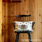 MERRIFIELD SAMPLER Fabric – DOCUMENT | Schumacher | Wallpape MERRIFIELD SAMPLER fabric DOCUMENT color by Schumacher
