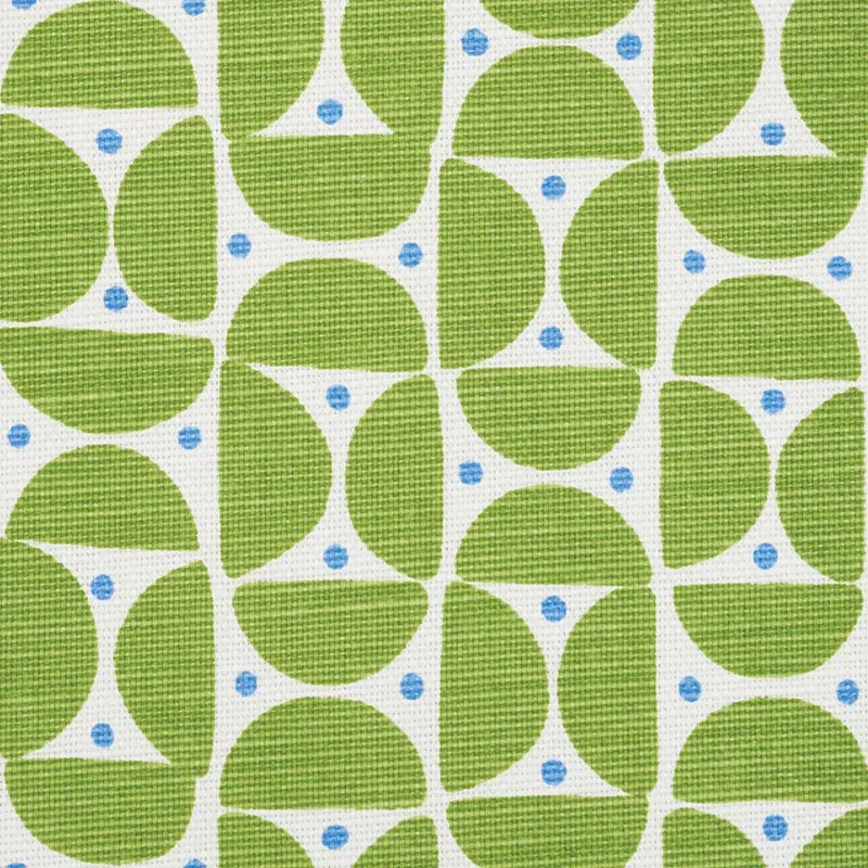 MEZZA LUNA fabric LEAF color by Schumacher