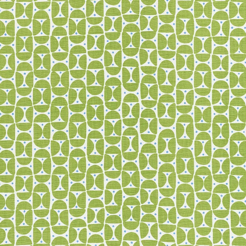 MEZZA LUNA fabric LEAF color by Schumacher