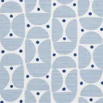 MEZZA LUNA fabric SKY color by Schumacher