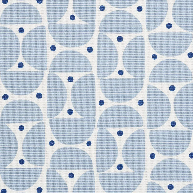 MEZZA LUNA fabric SKY color by Schumacher