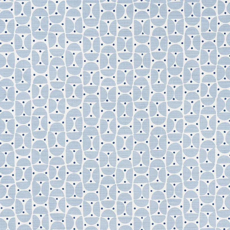 MEZZA LUNA fabric SKY color by Schumacher