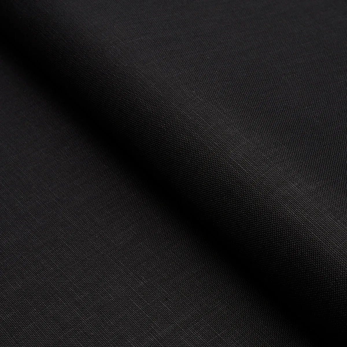 MIDDLETON LINEN fabric BLACK color by Schumacher