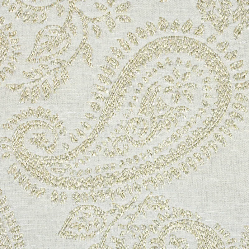MILENA PAISLEY Fabric – NATURAL | Schumacher | Wallpaper Twi MILENA PAISLEY fabric NATURAL color by Schumacher