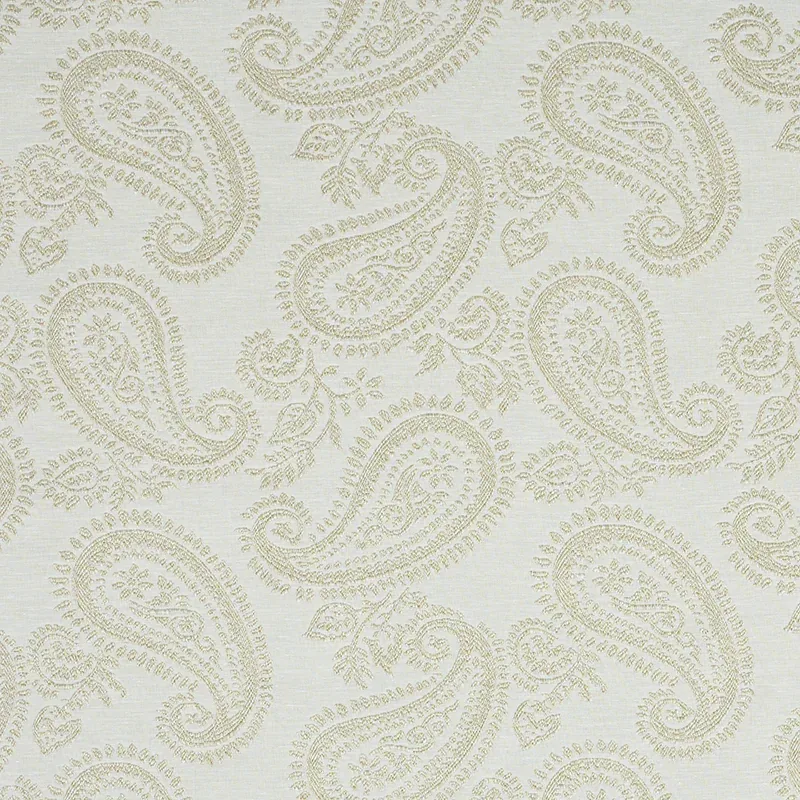 MILENA PAISLEY fabric NATURAL color by Schumacher
