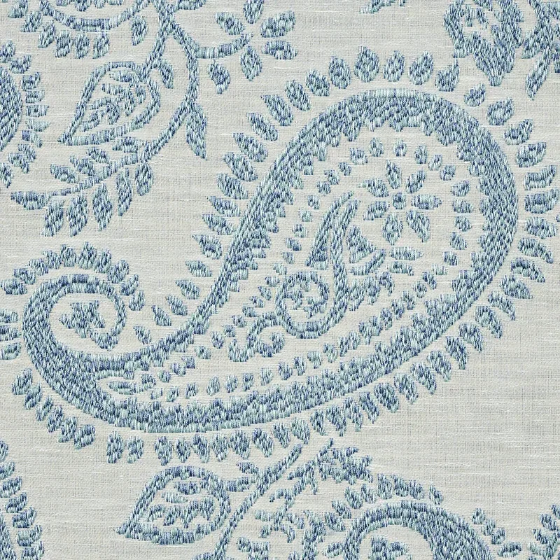 MILENA PAISLEY fabric SKY color by Schumacher