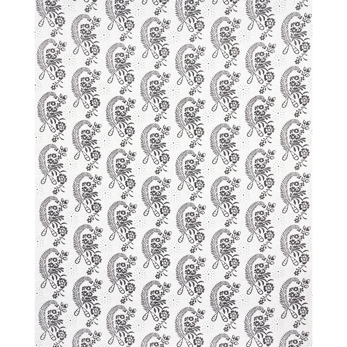 MILLICENT fabric BLACKWORK color by Schumacher
