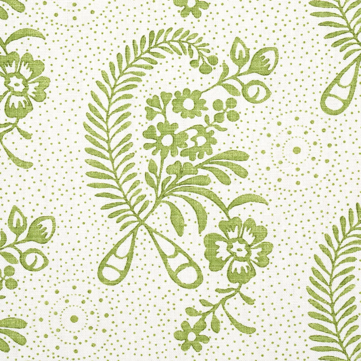 MILLICENT Fabric – LEAF | Schumacher | Wallpaper Twins MILLICENT fabric LEAF color by Schumacher