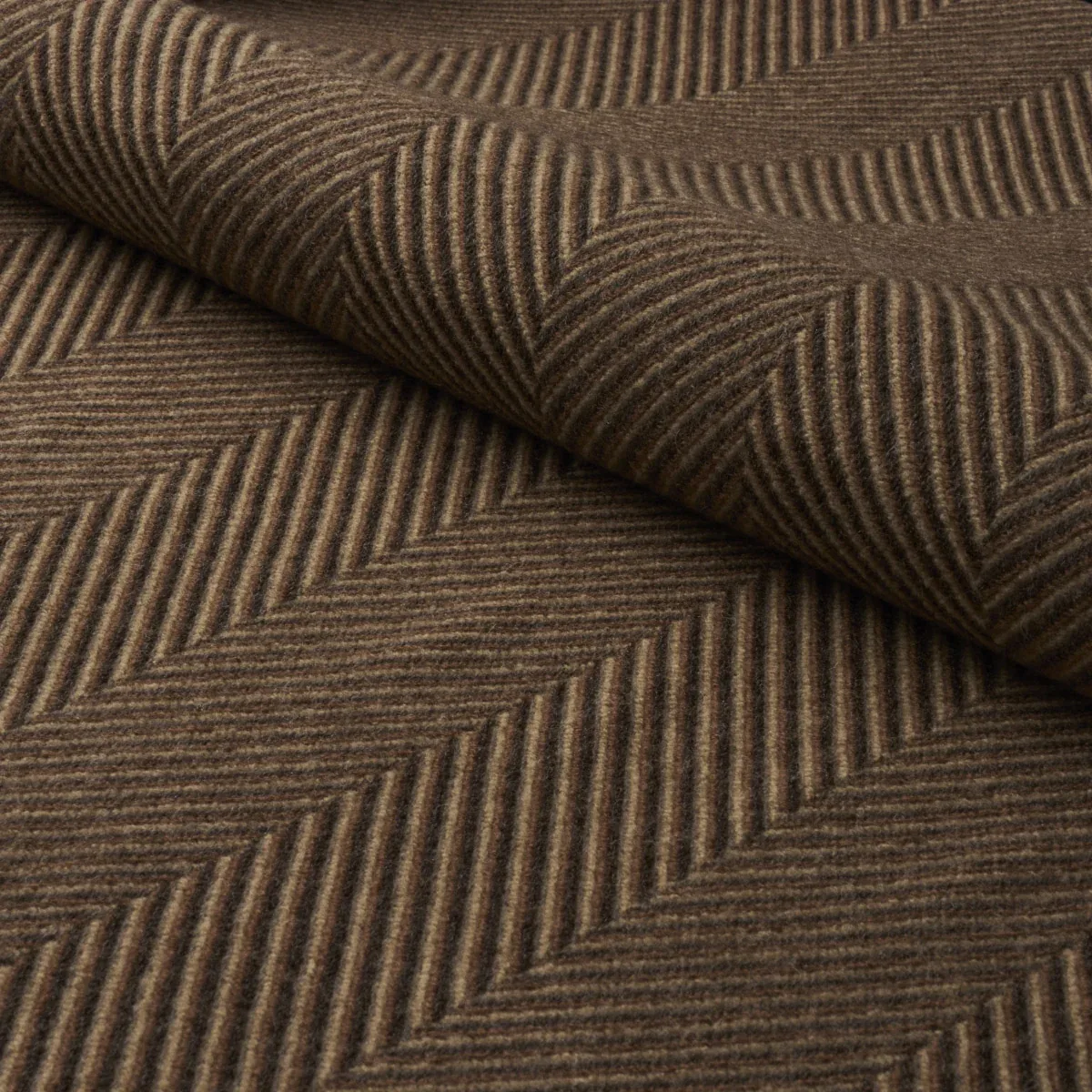MILO WOOL HERRINGBONE Fabric – ESPRESSO | Schumacher | Wallp MILO WOOL HERRINGBONE fabric ESPRESSO color by Schumacher